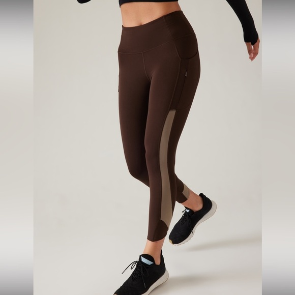 Athletica Ultimate Stash Colorblock 7/8 Tight leggings yoga pants XXS - Picture 3 of 7